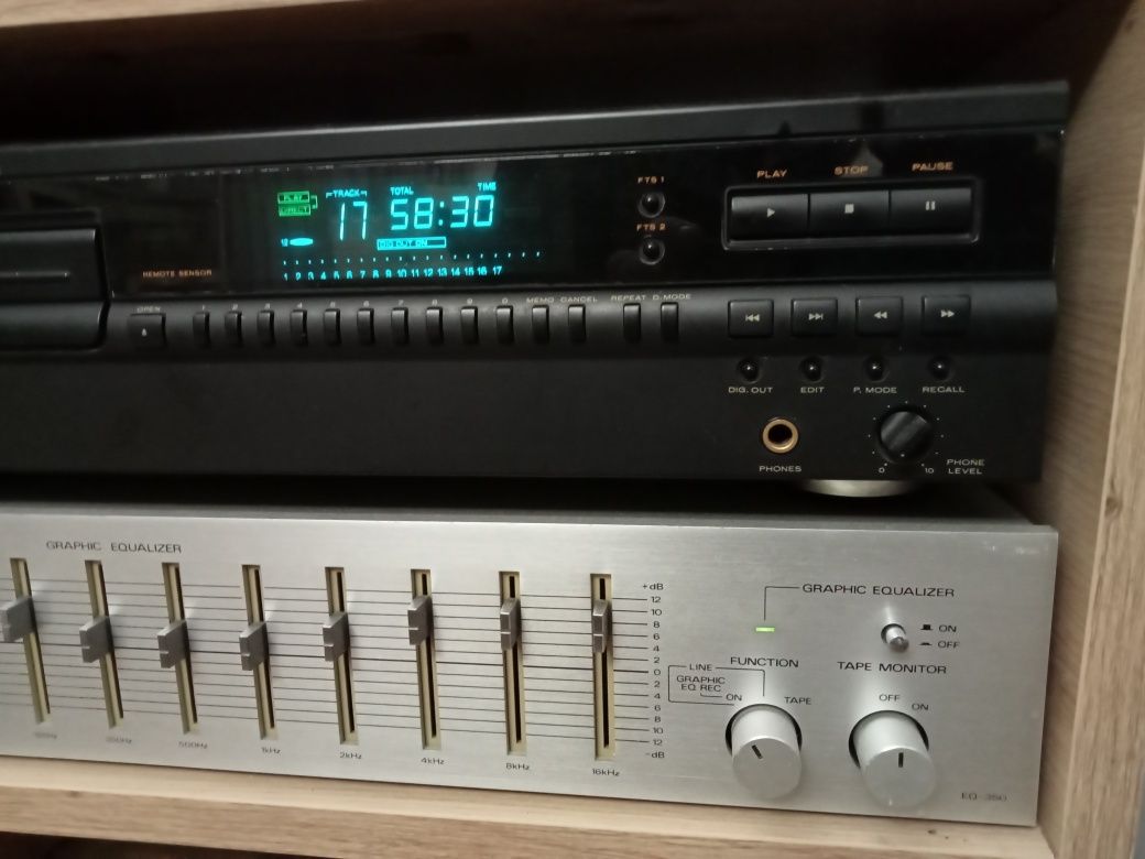Wzmacniacz technics kolumny mildton Tonsil CD Marantz