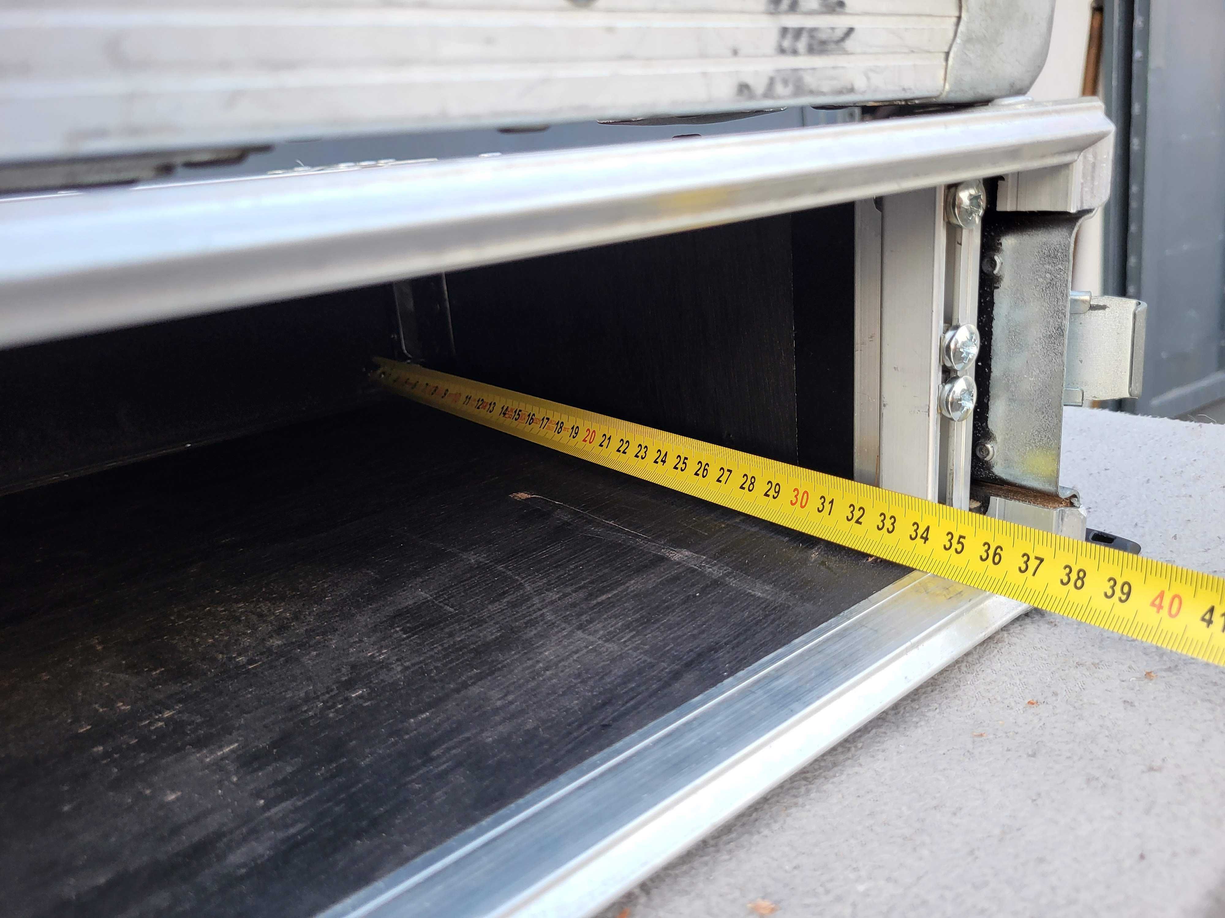 RACK 2U 19cali 1x szyna 34cm do klapy Double Door R9.1