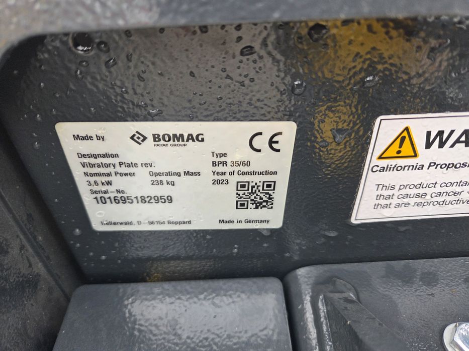 Nowa Zagęszczarka Bomag BPR 35/60 Honda - 238kg
