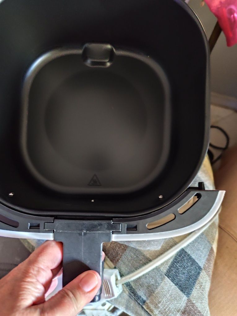 Cesto para air fryer, branca, novo