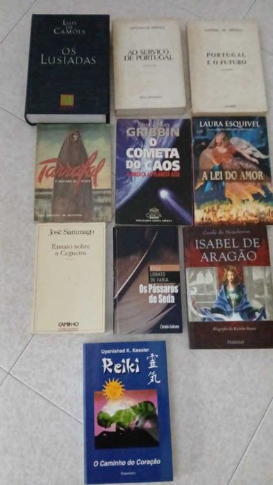 9 livros de biblioteca