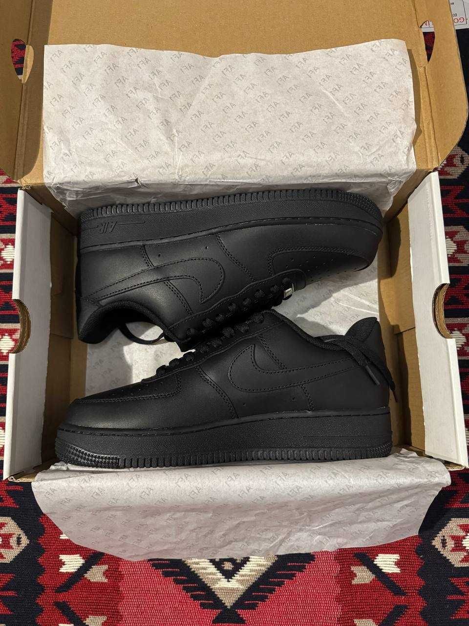 Nike Air Force 1 Black 36-46 Розмір