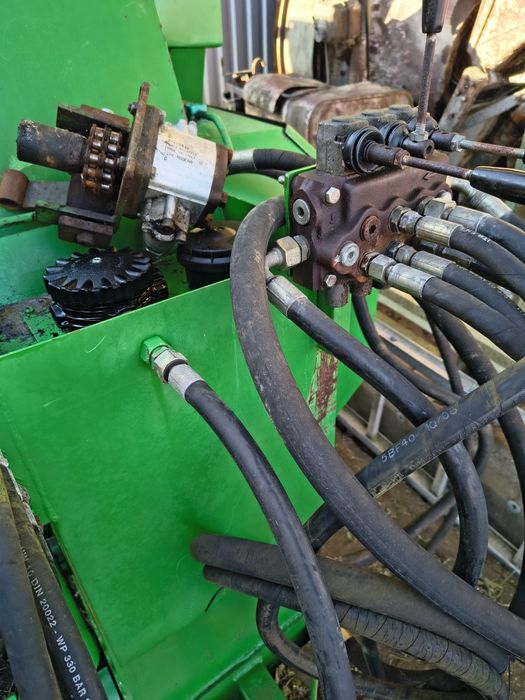 Pompa hydrauliczna wom z rozdzielacz 3 sek zbiornik filtry węże