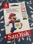 Karta pamieci Nintendo switch SanDisk 256Gb nowa, oryginalnie zapakowa