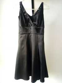 Sukienka sylwestrowa mała czarna rozkloszowana rozmiar 36/38 orsay