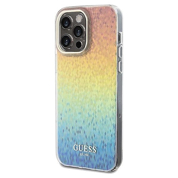 Etui Guess IML Faceted Mirror Disco Iridescent na iPhone 13 Pro Max -