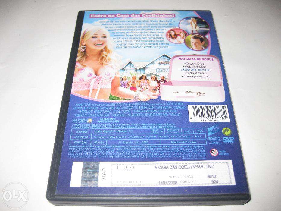 DVD " A Casa das Coelhinhas " com Anna Faris