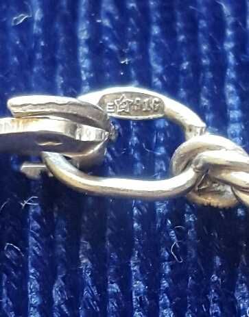 Срібний ланцюжок кордове плетіння 916 проба, 23 г