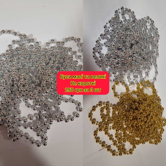 Новорічні Іграшки та гірлянди