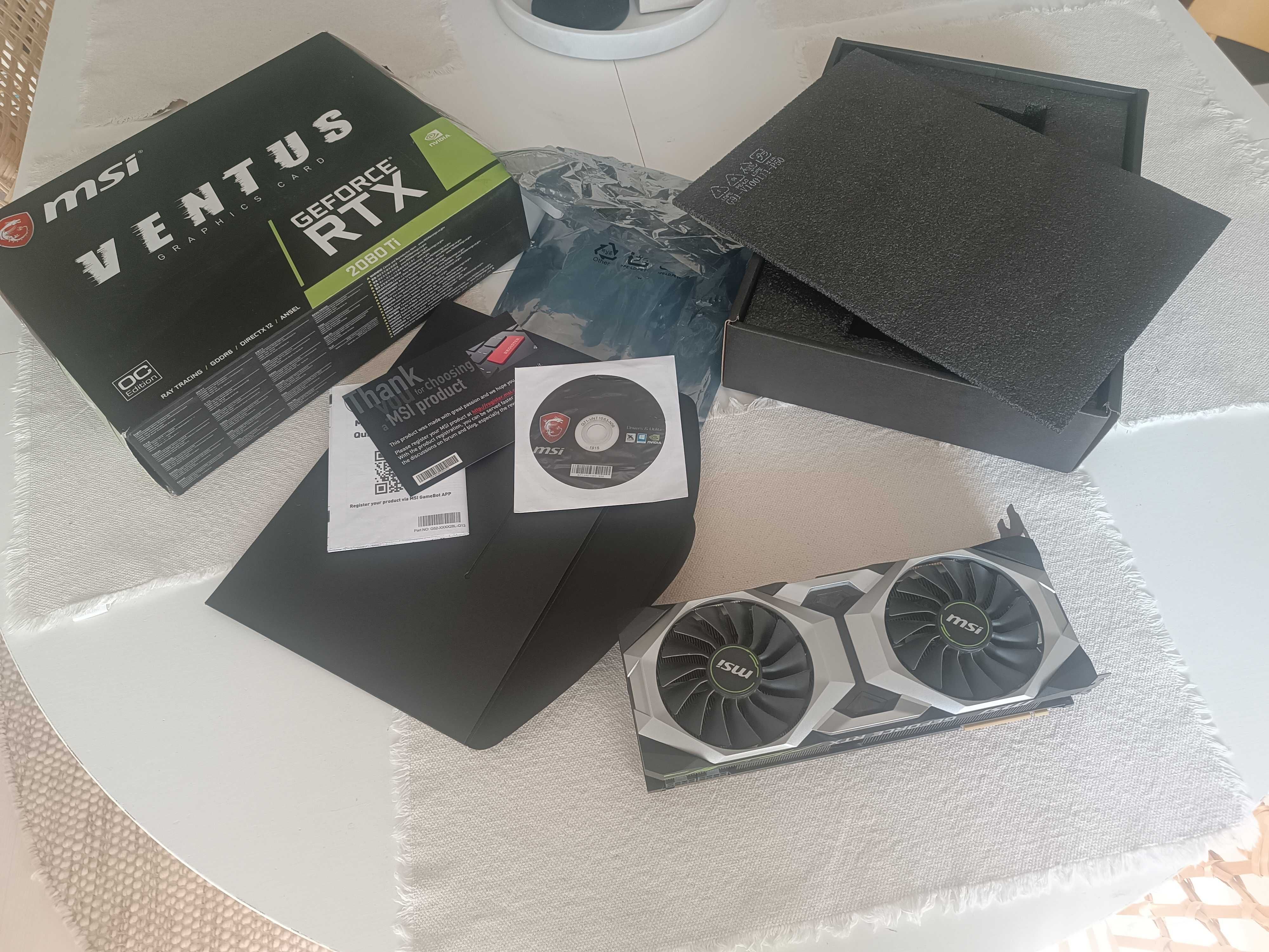 Karta graficzna MSI NVIDIA GeForce RTX 2080 Ti Ventus 11GB