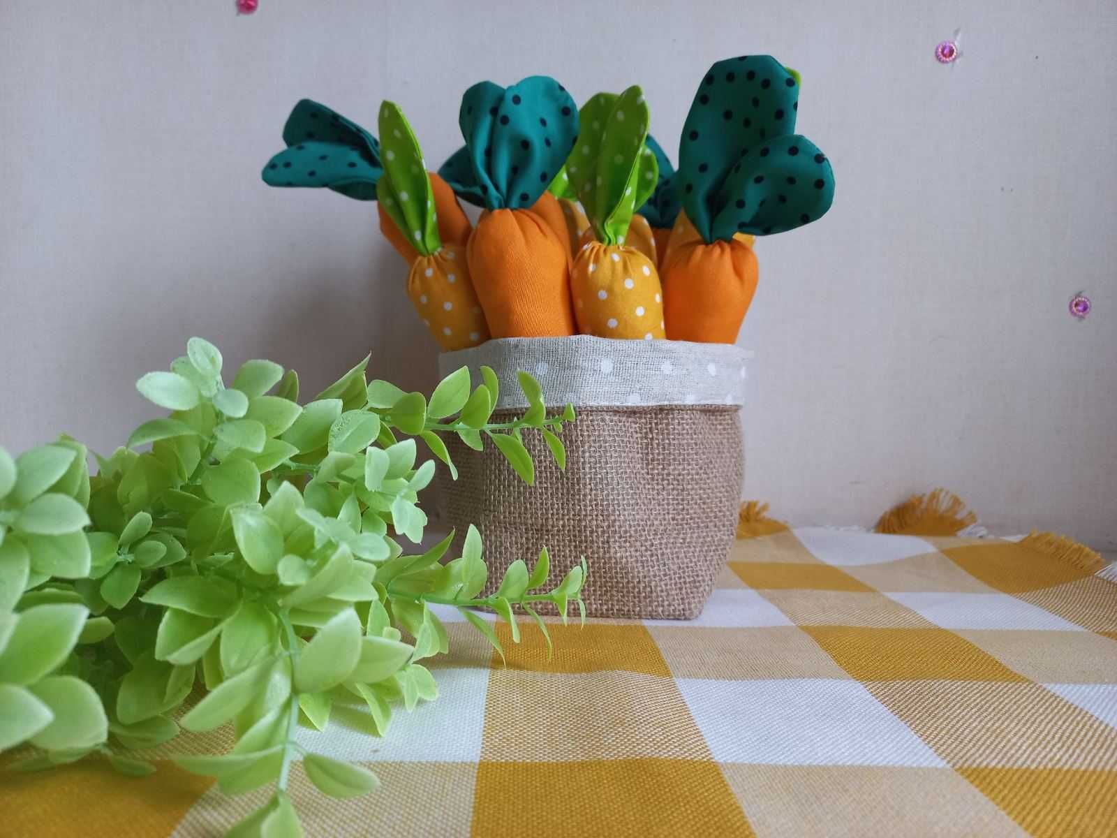 Морква інтер'єрна декор для кухні дитячої кімнати м'яка іграшка