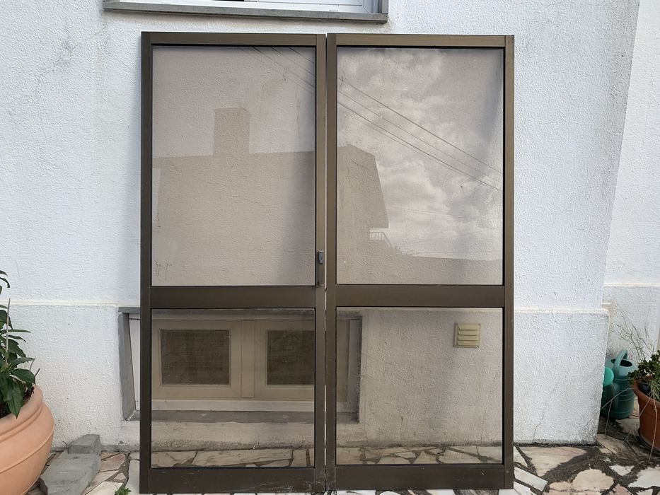 Porta em aluminio 1,96 x 1,60