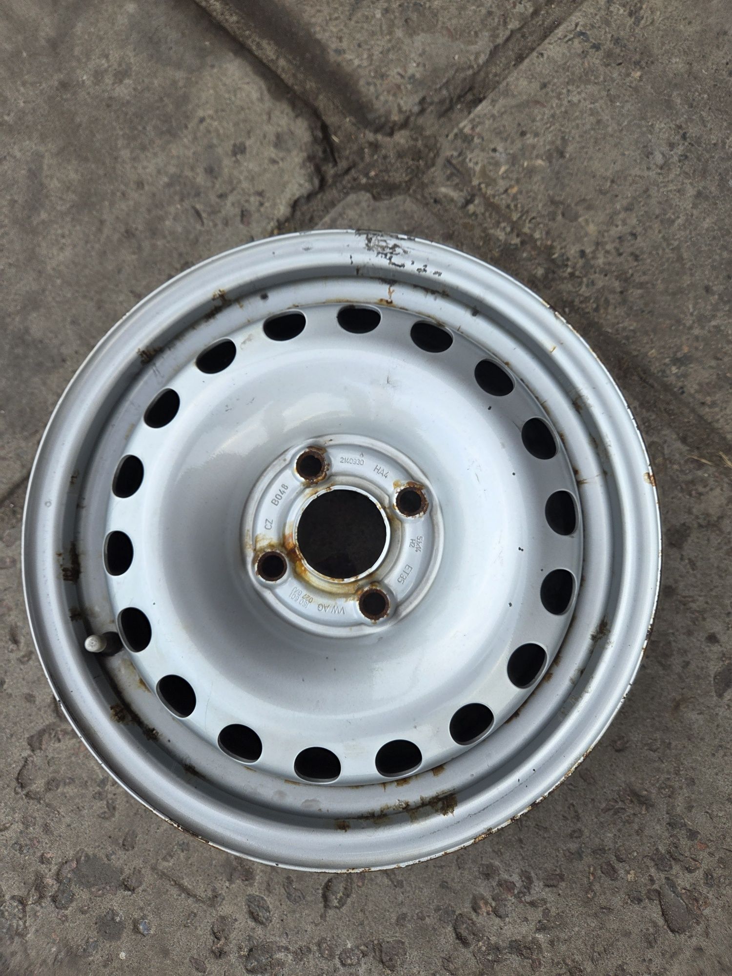 Оригінальні стальні диски r14, 4×100, Daewoo Lanos, Sens, Aveo.