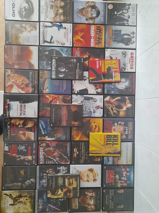 8 euros por 42 filmes de dvd