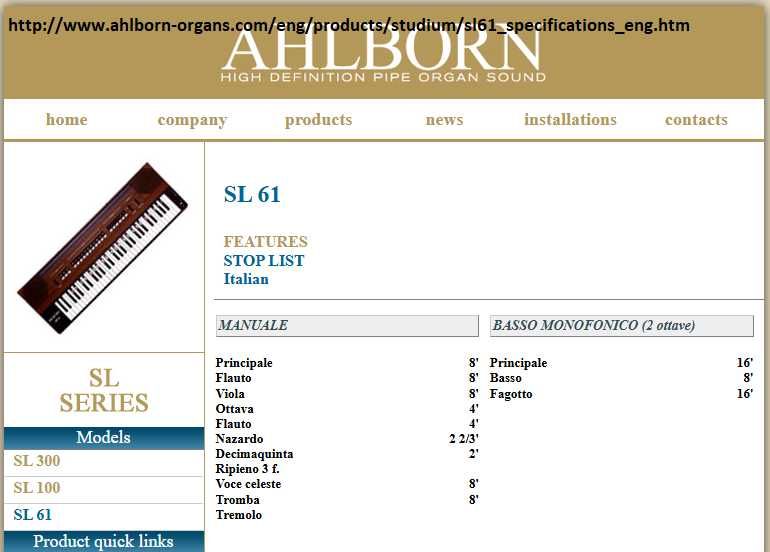 Ahlborn SL61, box, ala Viscount Cantorum, MIDI - przesyłka w cenie