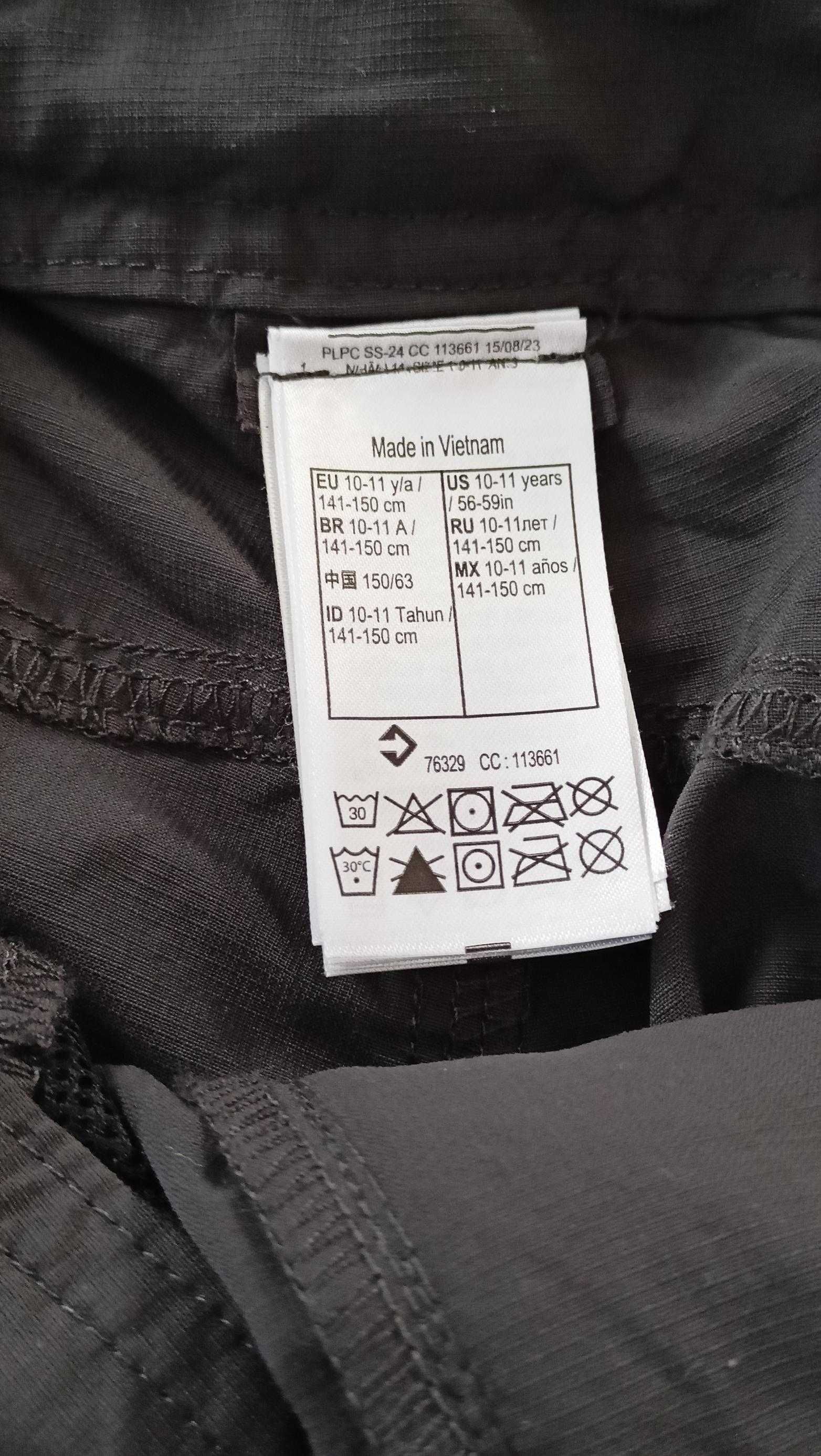 Spodnie turystyczne Quechua  z odpinanymi nogawkami 141-150 /Decathlon