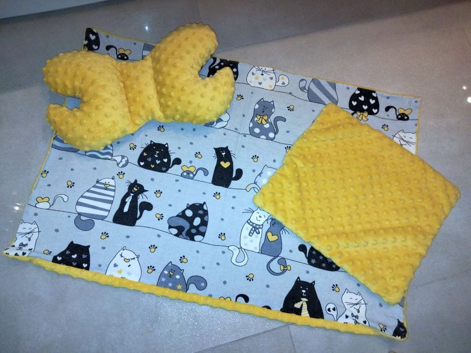 Zestaw minky 3-y częściowy.