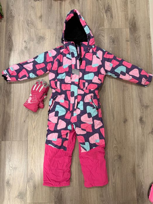 Гірськолижний комбінезон дитячий freever рожевий, 122 р