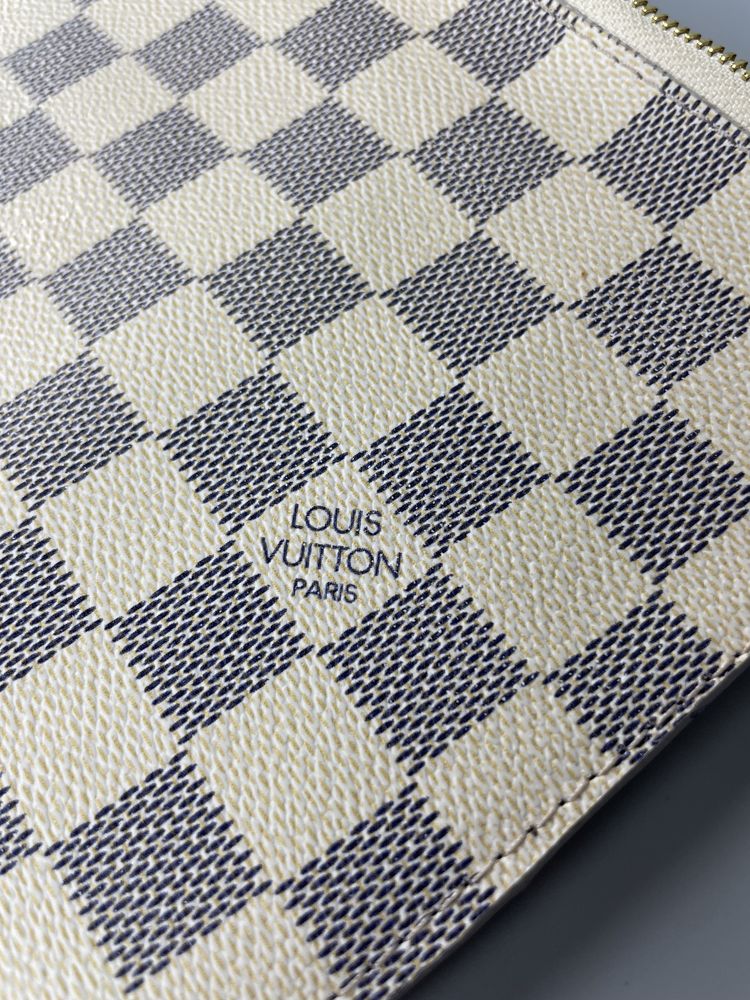 Клатч LOUIS VUITTON pochette azur white ОРИГІНАЛ