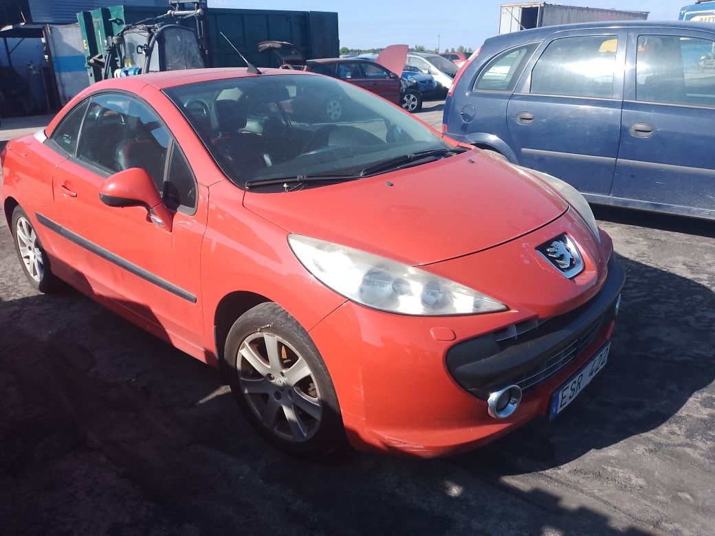 Peugeot 207 CC Kompletny przód maska zderzak lampy pas wysyłka