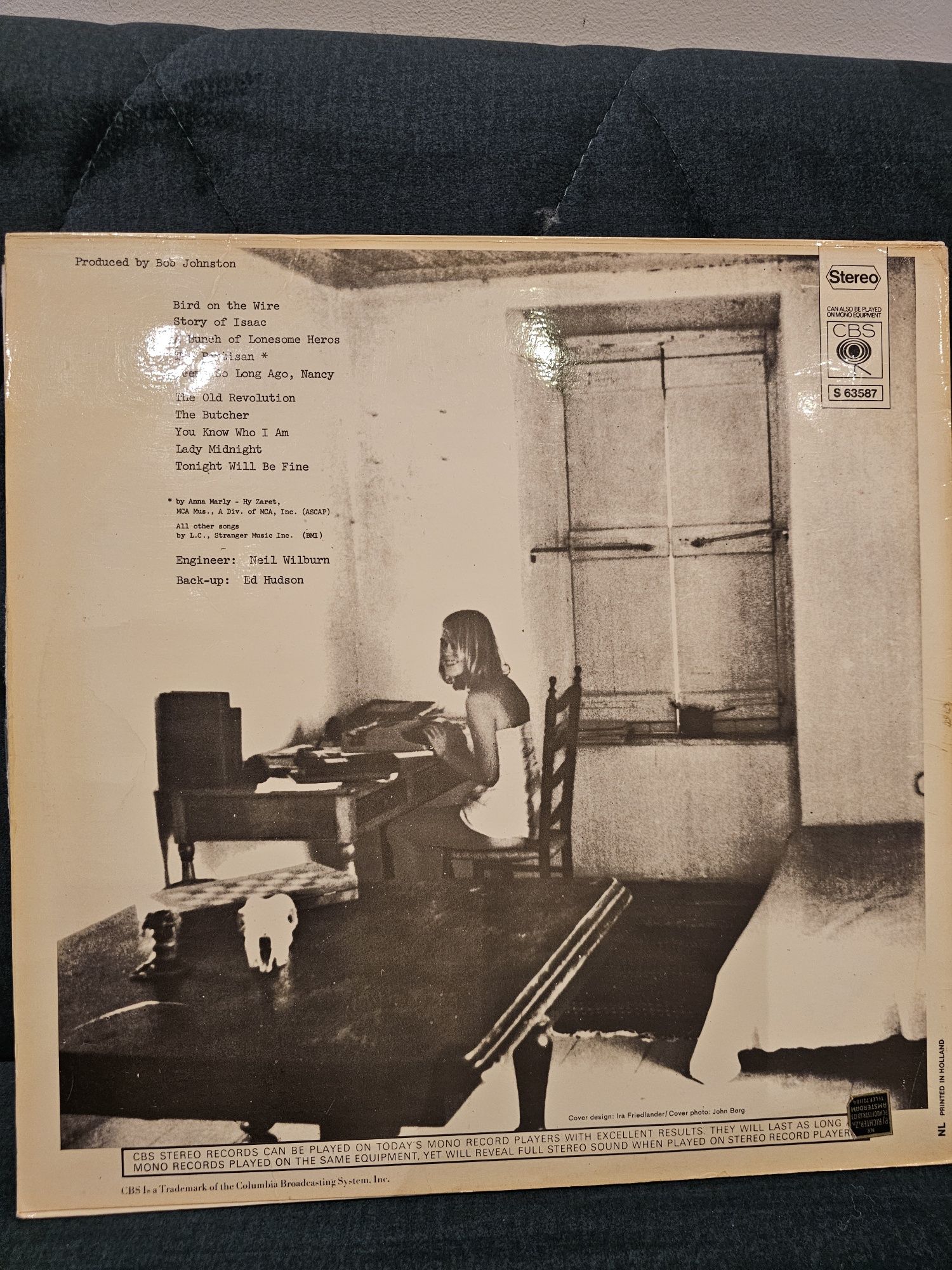 Songs From A Room - Leonard Cohen płyta winylowa