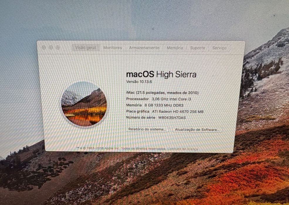 iMac 21" i3 8gb ram