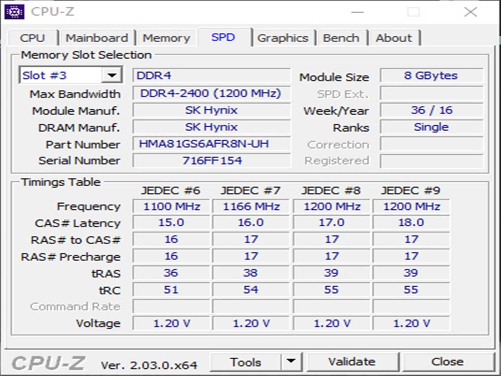 DDR4 8GB HyniX 2400T