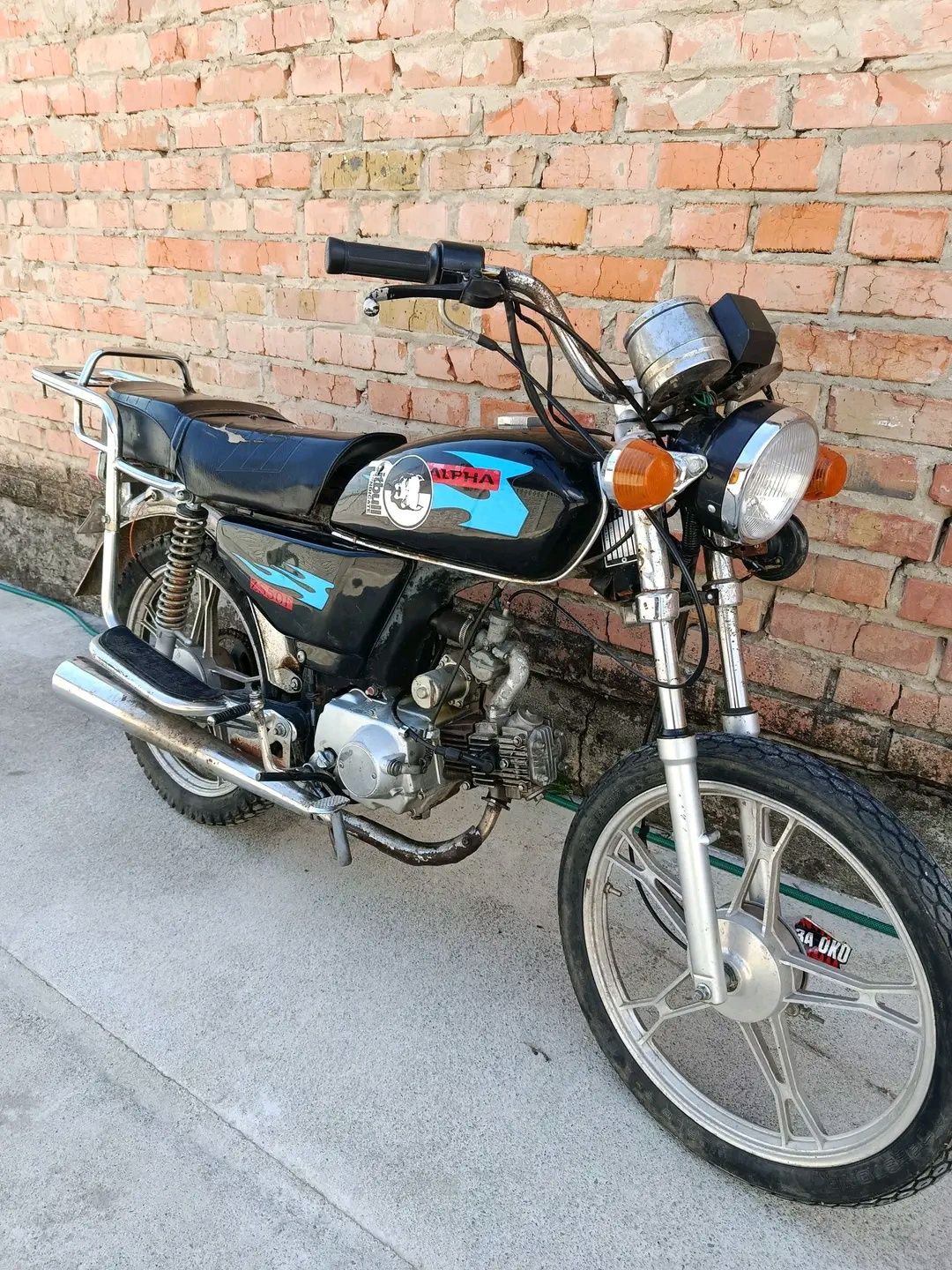 Мопед альфа zs50f 50 кубів