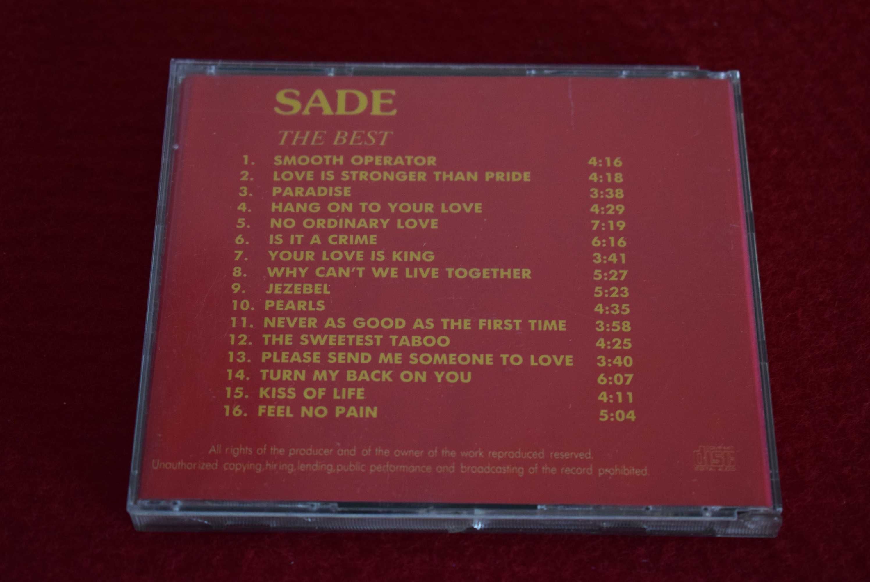 SADE - The best - płyta cd .