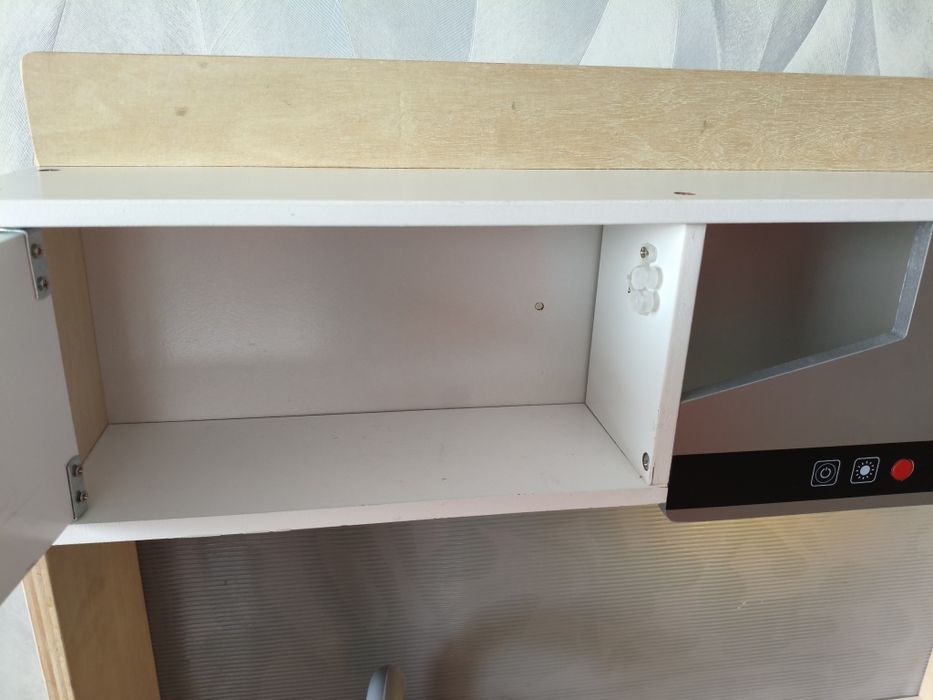 Drewniana Kuchnia dla dzieci Kinderplay zlew okap dźwięk