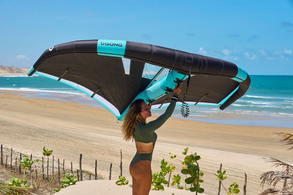 Gong Wing Leash Coiled Wrist - 6mm novo a estrear