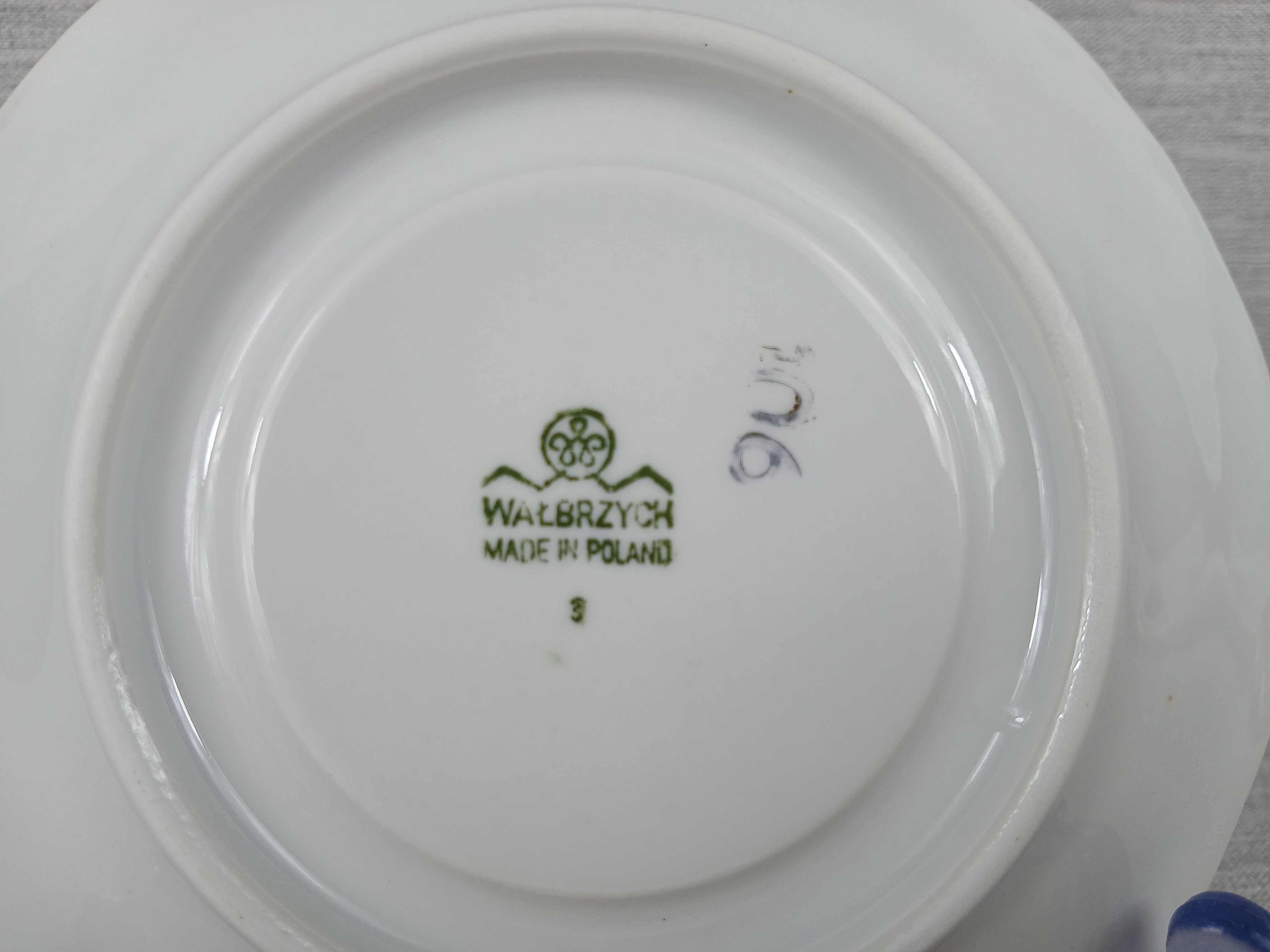4 duo Wałbrzych Made in Poland 1952 - 1951 Porcelana Filiżanka 90 ml