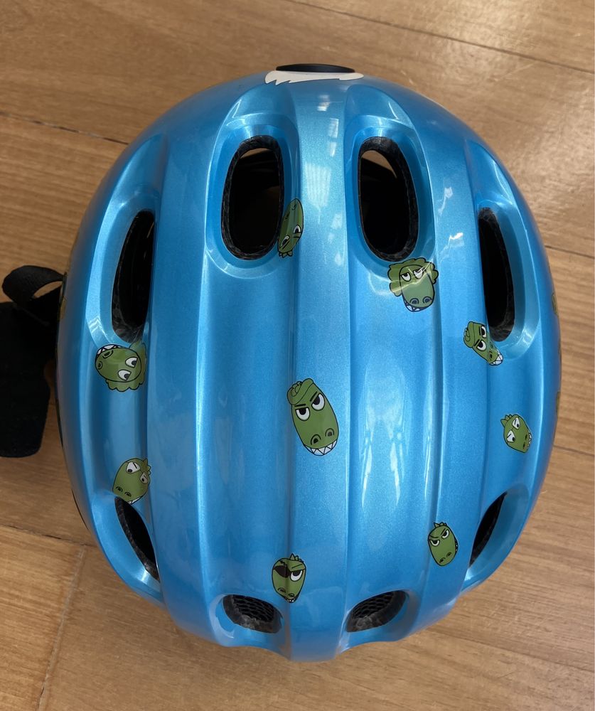 kask ABUS Smiley 2.0, miejski dla małych dzieci - blue croco