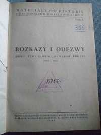 "Rozkazy i odezwy dowództwa głównego gwardii ludowej"