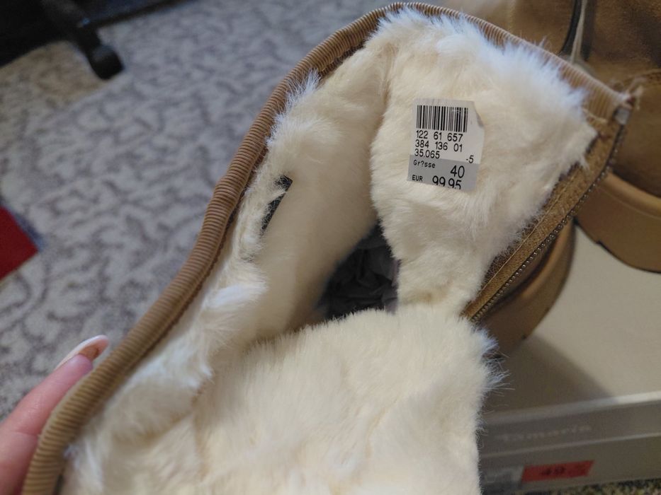 Зимові чоботи (угі) замш