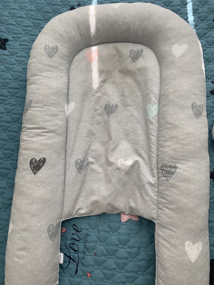 Кокон(позиціонер) для немовлят з ортопедичною подушкою