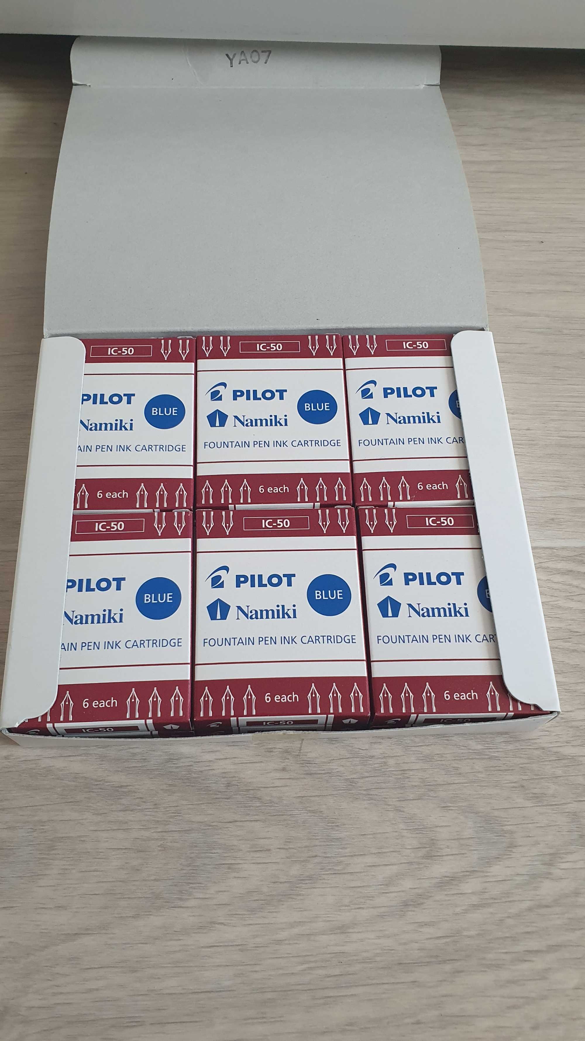 Комплект картриджів Pilot IC-50 6шт синій