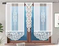 Panel ażur firana gotowa żakardowa 60x140 Kasandra Dodaj styl do domu