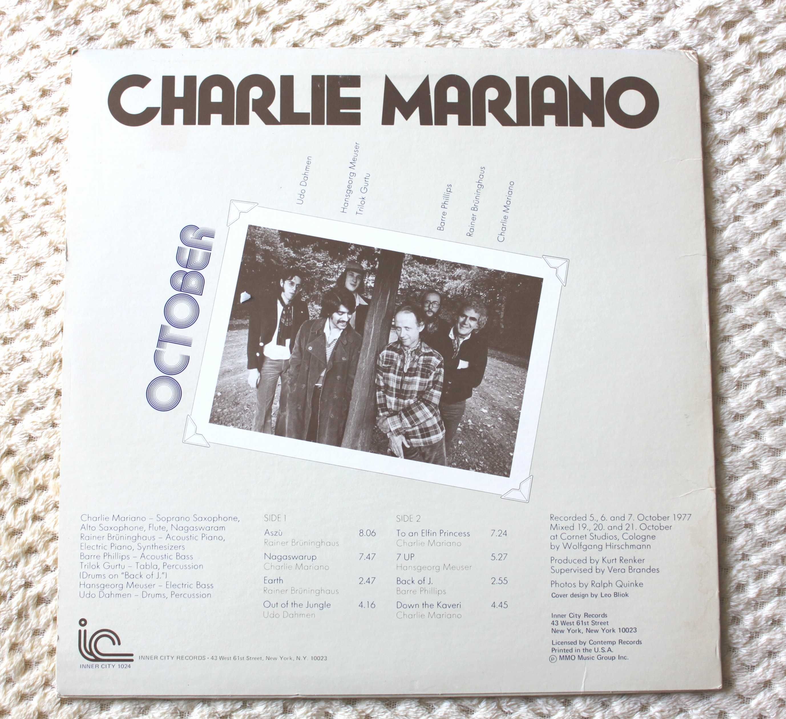 jazz-Charlie Mariano - October