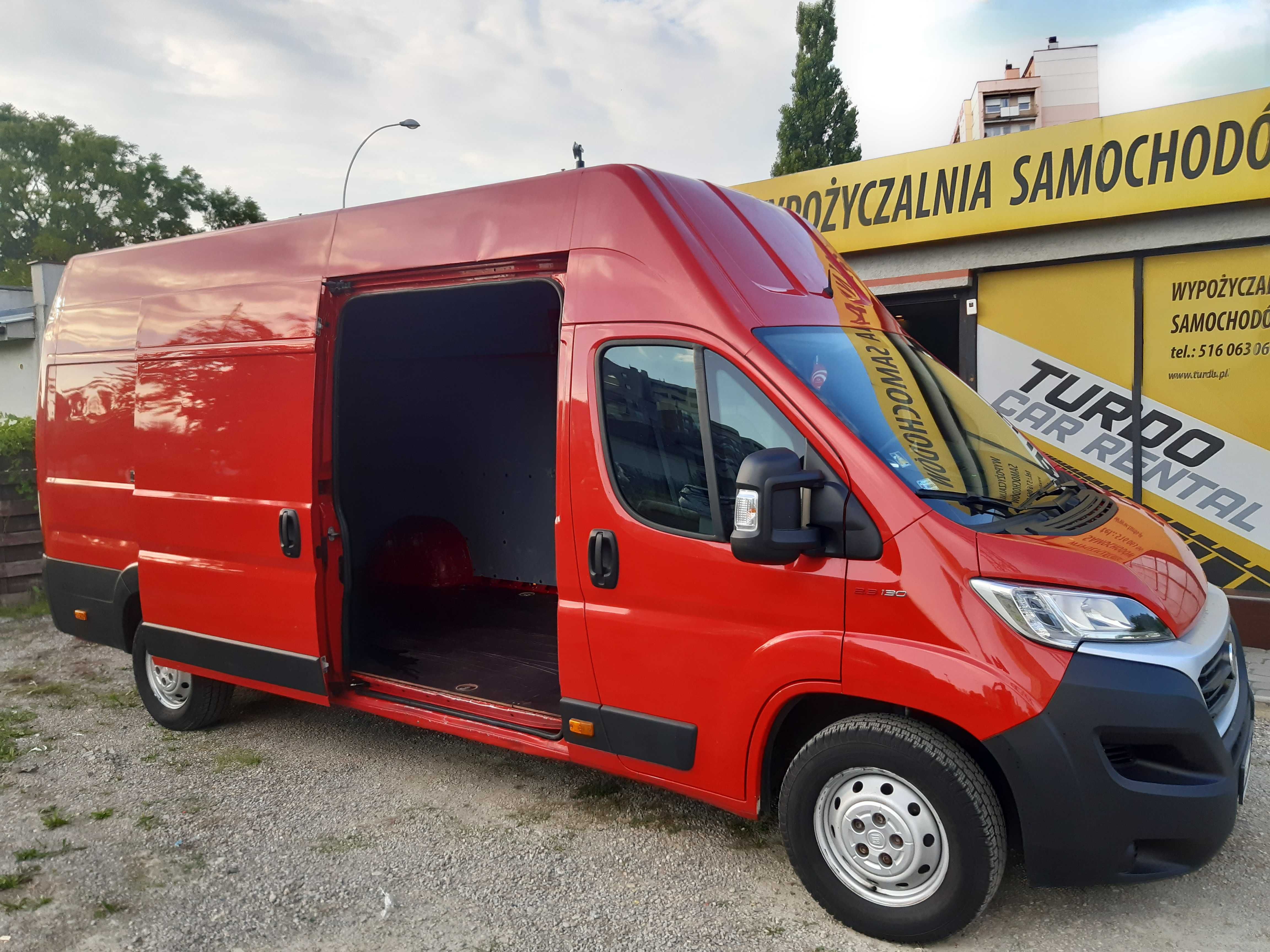 Wypożycz busa wynajem dostawczy wynajem busa Fiat Ducato L3,L4  199zł