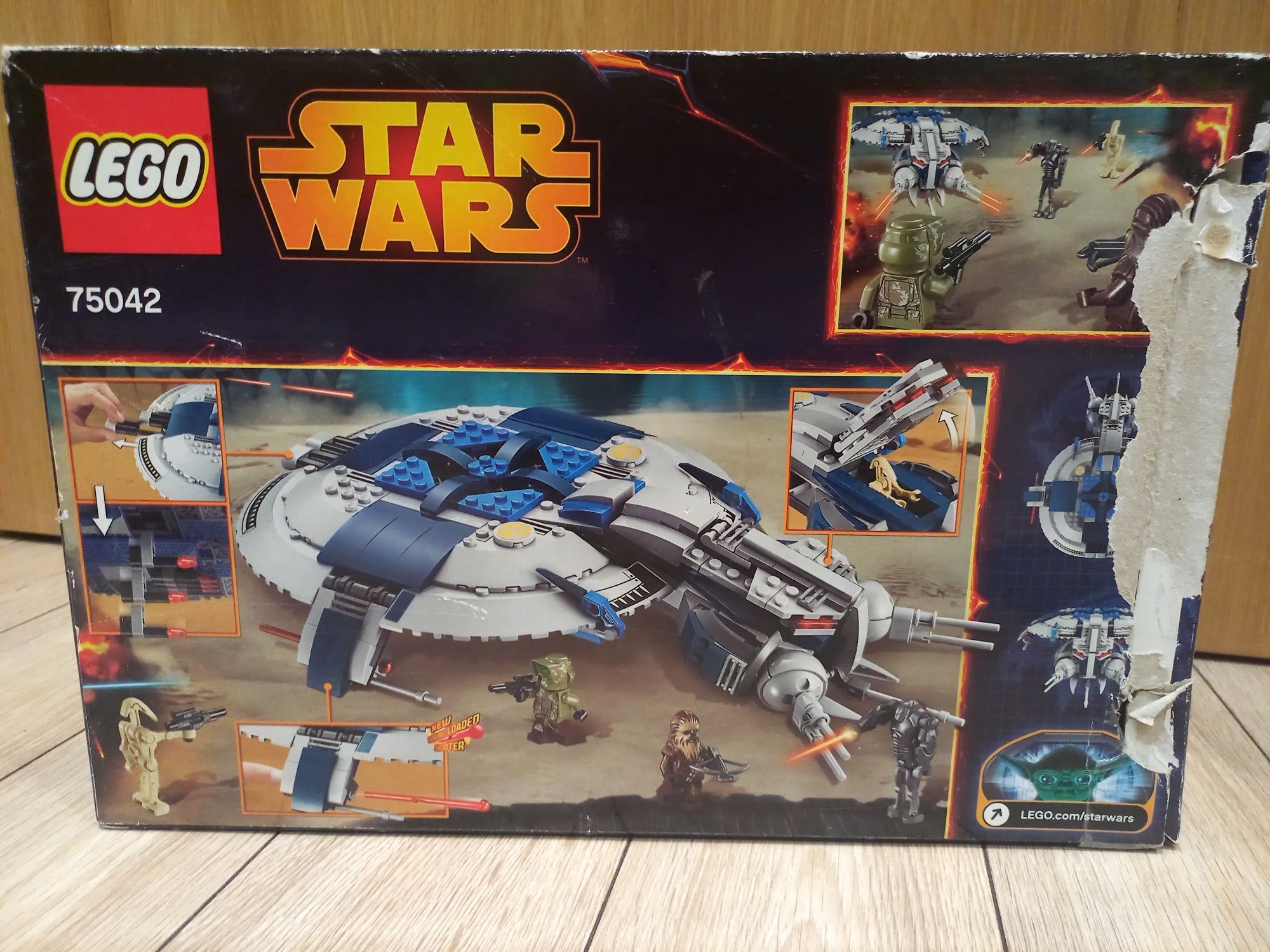 LEGO Star Wars 75042 Droid Gunship 2014 rok 100% kompletny