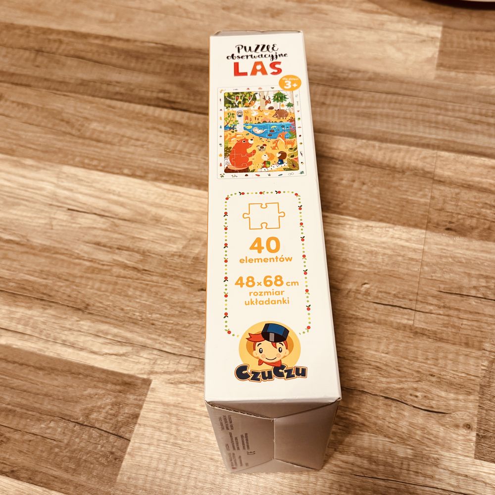 Puzzle obserwacyjne czuczu LAS 40 el. Wiek 3+