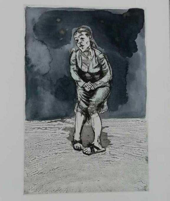 Paula Rego, Água Forte Colorida à mão e águatinta