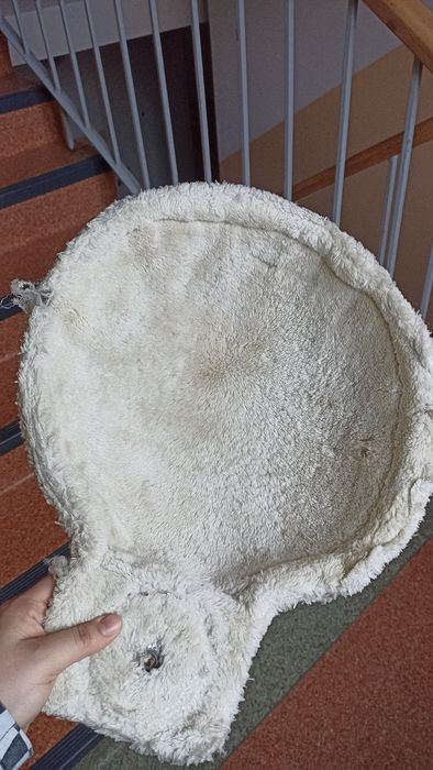 Legowisko dla kota do drapaka miska łyżka kocia obręcz 36cm