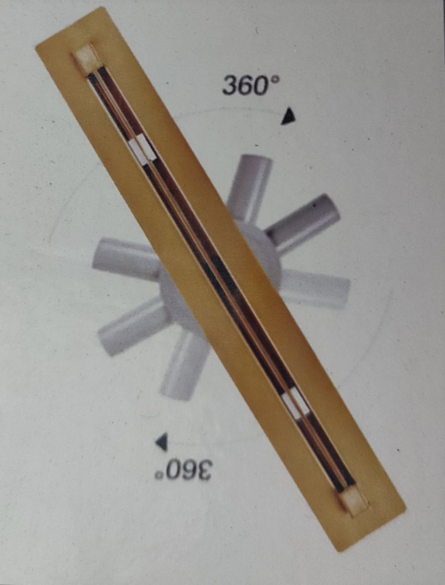 Odpływ liniowy 360° Slim Płaski Złoty 700mm