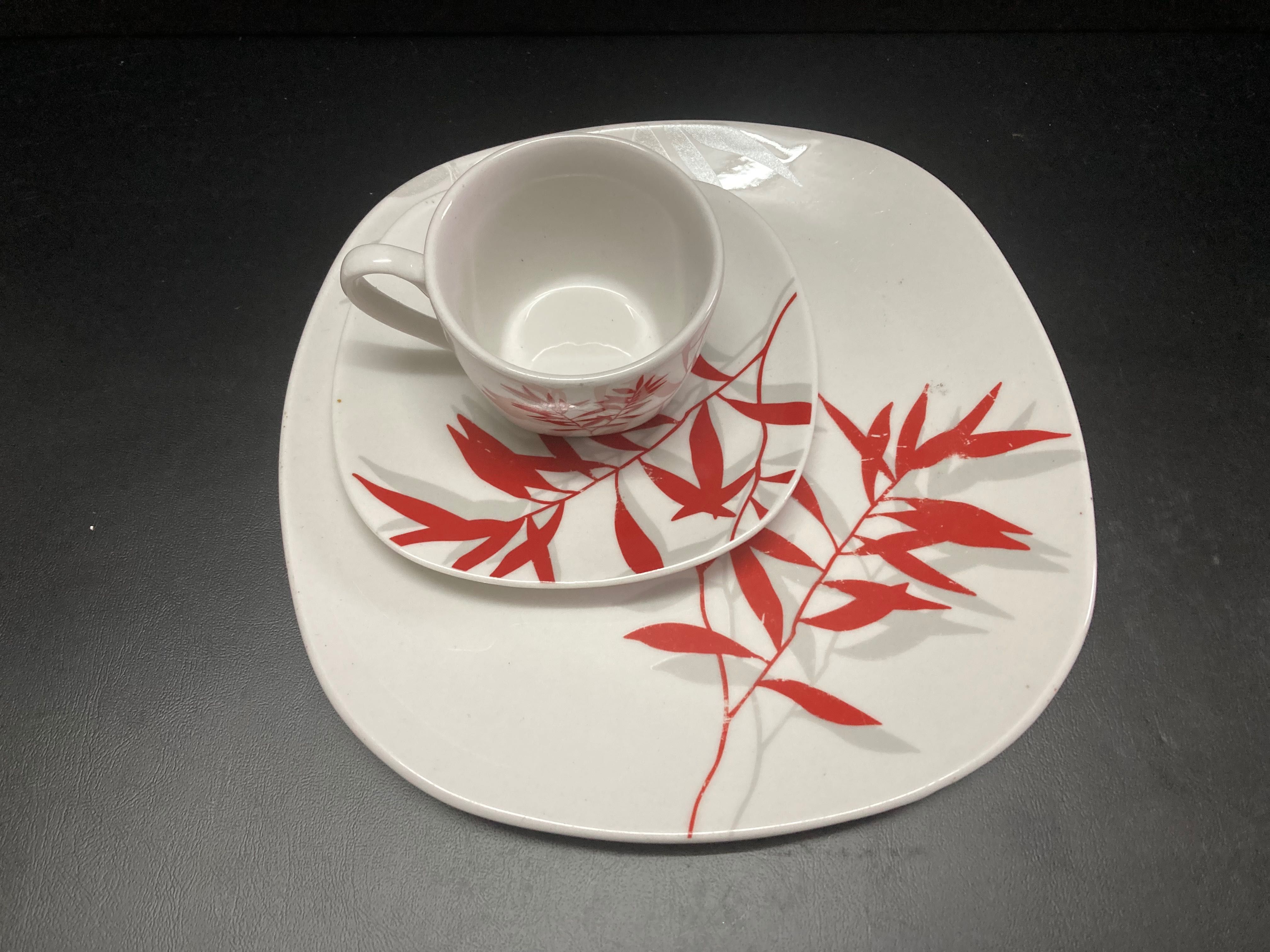 Conjunto refeição e café Porcelaine