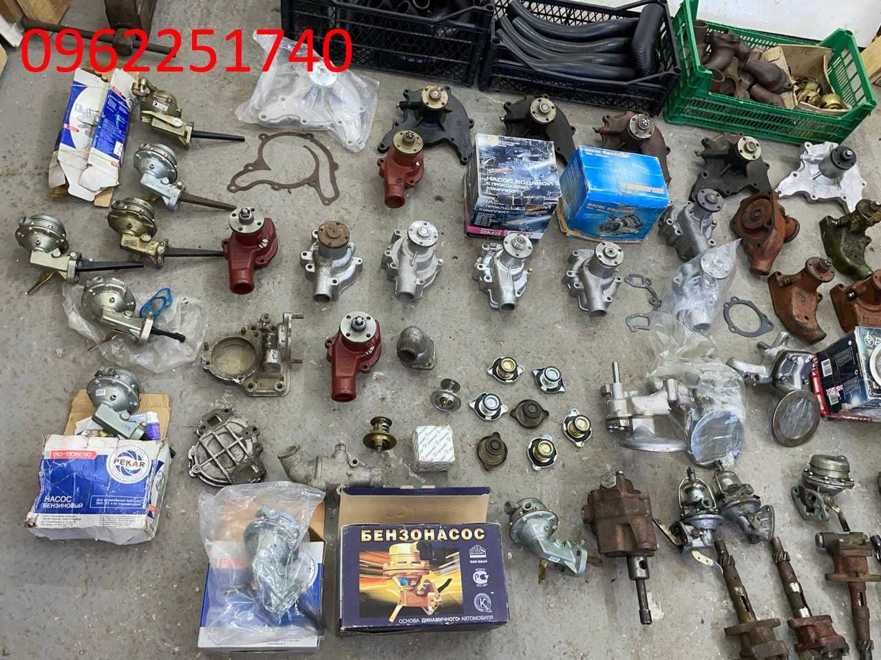 Помпи, бензонасоси, маслонасоси Газ 53, Газ 66, Газ 3307, Уаз, Зіл