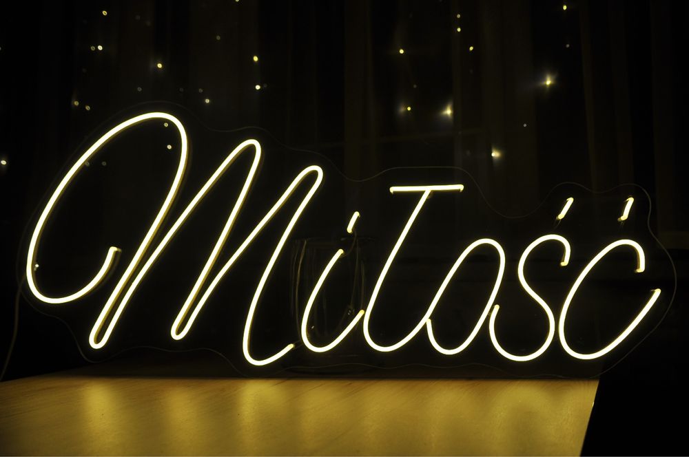 Zestaw Napis Miłość, Neon Miłość, Neon Love cena za wszytko
