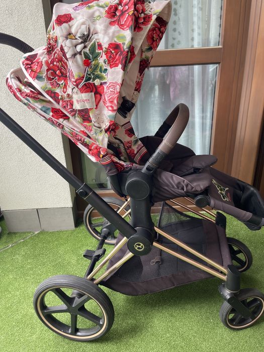 Cybex Priam Spring bloosom Rose Gold