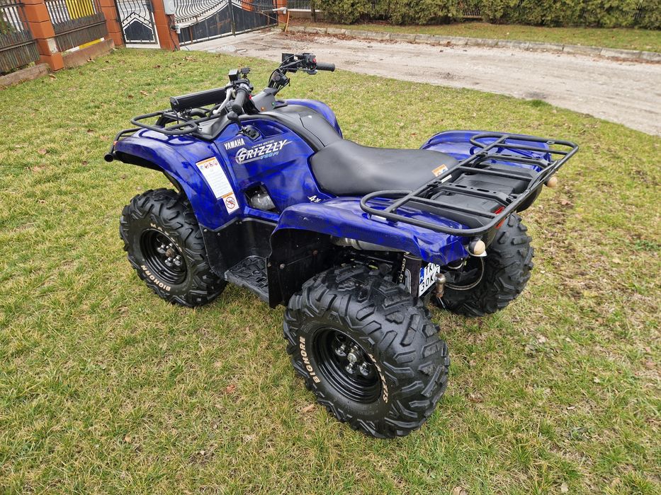 Yamaha grizzly 700 sprowadzony zarejestrowany